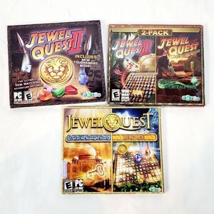 Jewel Quest, Trail of the Midnight Heart - Heritage, 1 2 3 CD-ROM PC Games Bundl